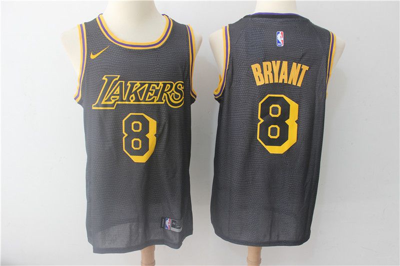 Men Los Angeles Lakers #8 Bryant City Edition Game Nike NBA Jerseys